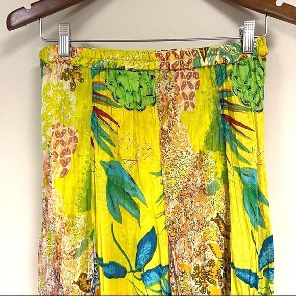 Soft Surroundings maxi yellow bohemian skirt Size XS - Picture 5 of 9
